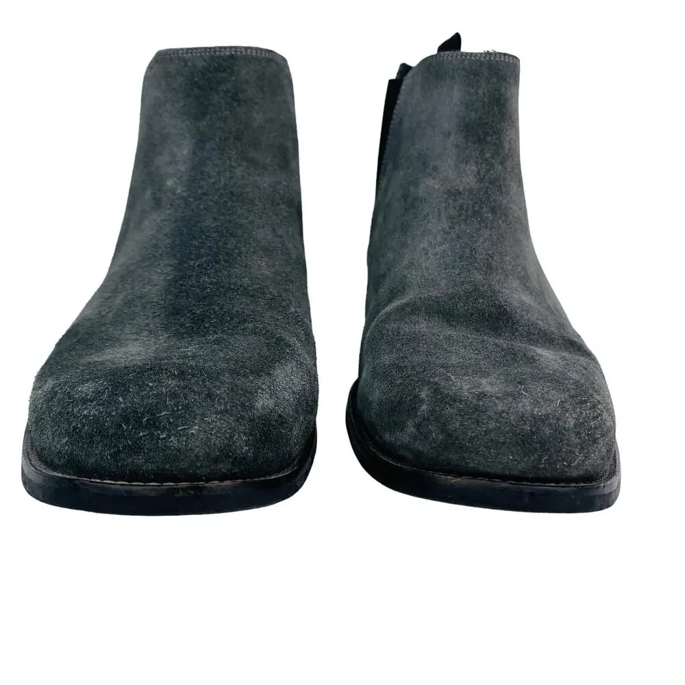 ORO Los Angeles Classic Chelsea Boots Gray Suede 9 EU42